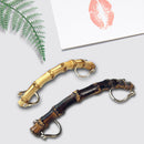 4 Pack Purse Clasp Frame 5.91 inch Bamboo DIY Bag Craft Purse Making Handle A