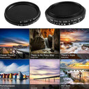 Adjustable Variable Neutral Density ND2 to ND400 ND Lens Filter(40.5mm)