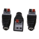 3pcs 5.5 X 2.1mm Pressed DC Power Female Connector Adapter for LED Strip