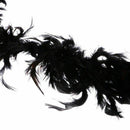 Costume Set Flapper Girl Necklace Beads Cigarette Holder Boa Feather Headba
