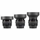 58MM Lens Hood Set (type of screw in flower umbrella + flip sunshade) for ;