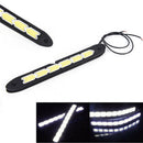 2Pcs 12V 20W Waterproof LED Daytime Running Light DRL COB Strip Lamp Fog Car@Z