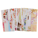 30 Pcs Colorful Flower Leaf Stationery Bookmarks Paper Bookmarks Favors Bulk for
