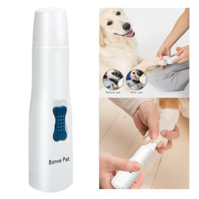 Low Noise Dog Nail Grinders Pet Nail Clippers Battery Operated Electric Dogs