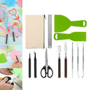 12 Pcs Craft Vinyl Tools Weeding Precision Hobby Diy Basic Set for Cameos Cricut