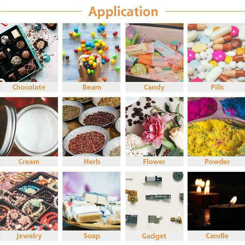 50ml Empty Aluminium Balm cosmetic Tin pot jar containers Packing box R4T7