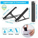Folding Desktop Holder Adjustable Laptop Stand for Computer Notebook Tablet