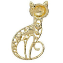 Fox Rhinestone Crystal Opal Pin Brooch Women Clothes Backpack Lapel Badges