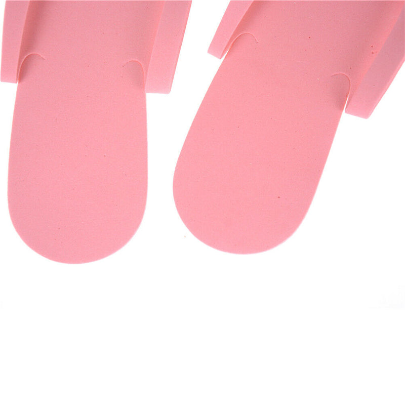 12 Pairs Disposable Flip Flops Foam Pedicure Tanning Spa Slippers Supplies FT