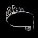 18 Years Old Birthday Crown Crystal Hairband Girl Tiara Princess HeadAccessory3C