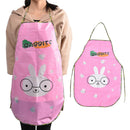 women&kids cartoon kitchen restaurant waterproof apron cooking aprons anti-oi-OZ