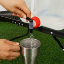 10L Foldable Water Container Storage Carrier Bag Camping Outdoor Picnic E6O6