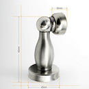 Stainless Steel Door Stopper Wall Suction Magnetic Anti Collision Door OpenS Hn