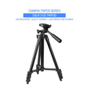1pc Pro Camera Tripod 40.1inch Pan Head Stand Aluminum Alloy For Digital Cameras