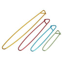 4 Sizes Aluminum Stitch Holders Pins Knit Knitting Needles Crochet Hooks Simple^