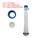 Plastic With Cap Power Tools Fuel Gas Can Durable Replacement Spout Kit Refuel