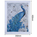 5D DIY Special Shaped Diamond Painting Peafowl Cross Stitch Embroidery Kits