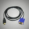6ft HD 1080P HDMI to 15 Pin VGA Male Adapter Converter Cable HD Gift For PC G5L8