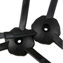 CEN540/CR120/Dibe X500 3-Arm Black Side Brushes Sweeper Robot Part 2pcs/set