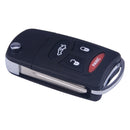 1Pcs 4 Buttons Flip Remote Key Shell Case fit for Chrysler Aspen Dodge Jeep Hf