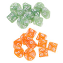 20pcs 10 Sided Dice D10 Polyhedral Dice for Dungeons &Dragons DND RPG MTG