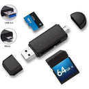 Micro USB+USB OTG Card Reader USB3.0 Memory Card Adapter for PC Mobile Phone