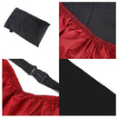 Red Black Motorcycle Motorbike Street Bike Scooter Waterproof Water Resiste