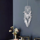 Creative Hollow Heart Dream Catcher Nordic Wedding Car Decor Ornament Pendant