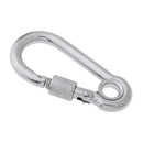 Stainless Steel Safety Carabiner Spring Screwgate for Camping Hammock 6x60mm