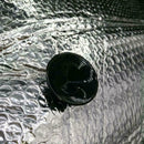 Car Windshield Reflective Shade For Auto Cover Visor-Wind Shield+2pc-Suctio T0F1
