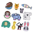 Lots 11x Animal Design Patches Sewing Applique for Pants Bag Hat Clothes
