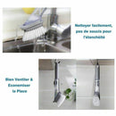 Kitchen Cleaning Brush - Washable Dishwashing Sponge with Liquid Reservoir