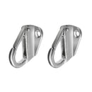 2 Pack Stainless Steel Marine  Spring Hook Fending Hook 43mm