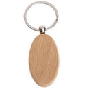 20 Pcs Blank Wood Wooden Keychain Diy Custom Wood Key Chains Key Tags Anti  F8W8