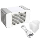 Air Cooler,Usb Evaporative Coolers With Waterbox,Portable Led Table Fan,Usb