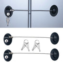 3 Pieces Refrigerator Door Lock Strong Adhesive Freezer Door Lock File Draw O3Q9