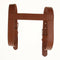 Carrying Strap for Picnic Blanket Throw Travel Rug Brown Leather Carry Strap