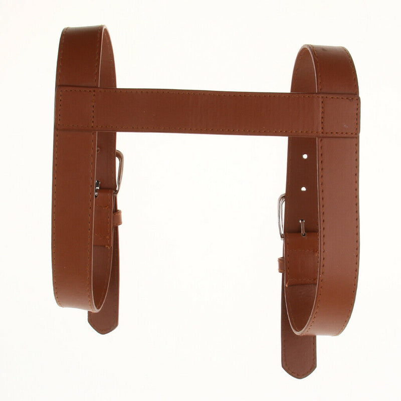 Carrying Strap for Picnic Blanket Throw Travel Rug Brown Leather Carry Strap
