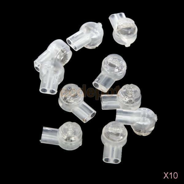 100Pcs Telephone Cable Line Joiner Clamp Block 2-Wire Jelly Crimp Connector