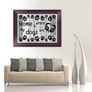 5D DIY Diamond Painting Cross Stitch Dog Home is Where Rhinestone Embro