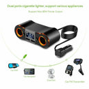 Socket Cigarette Lighter Splitter ZNB02 Car Charger Adapter 3.5A Dual USB P