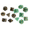 Pack of 14 Opaque Acrylic D20 D12 D10 D8 D6 D4 Dices Die for Dungeons and