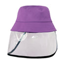 4 Kid Face Shield Anti-spitting Anti-Dust Sun Protective Cap Visor Fisherman Hat