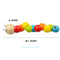Baby Kids Twist Educational Wooden Learning Toys Blocks Colorful Inchworm Gift