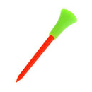 50Pcs/Set Golf Tees With Cushion Top 83MM Large PVC Tee Multi Color Accessories