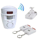 Sensor Motion Wireless Alarm With 2 Remote Controls Shed Garage Caravan W7L6