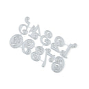 Numbers Sewing Metal Die Cutting DIY Scrapbooking Album Decors Embossing Folder