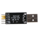 2x USB to TTL UART Module CH340G 3.3/5V Serial Converter Switch ReplacePL2303 SE