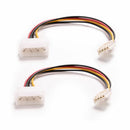 2pcs 4Pin IDE ATA Power Supply to Floppy Drives Adapter Cable Computer PC ZN  Nw
