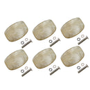 6Pcs Plastic Wood Guitar Tuning Peg Buttons Machine Heads Handle Caps with